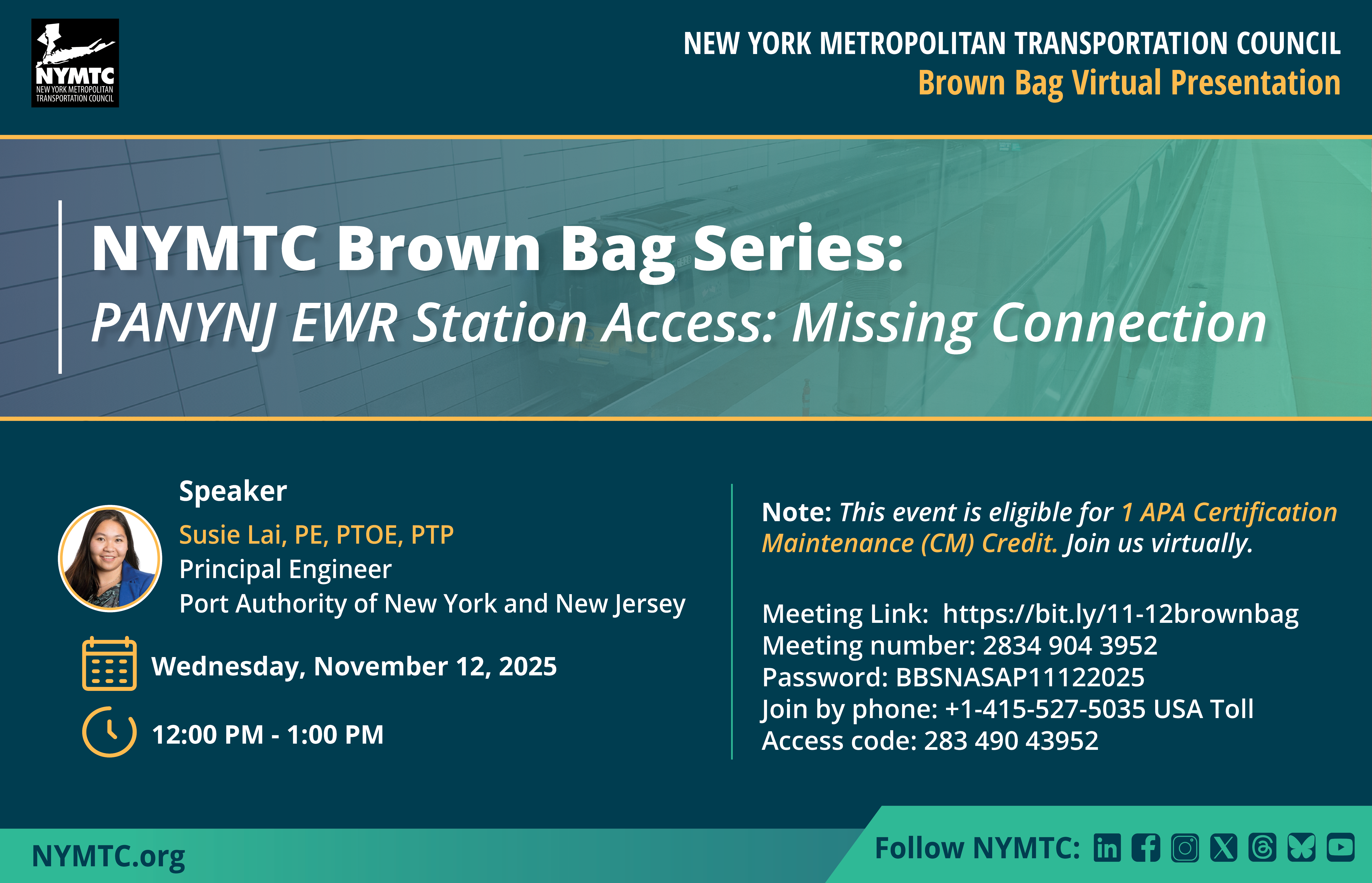 2025-11-12 NYMTC Brown Bag Eblast Notice